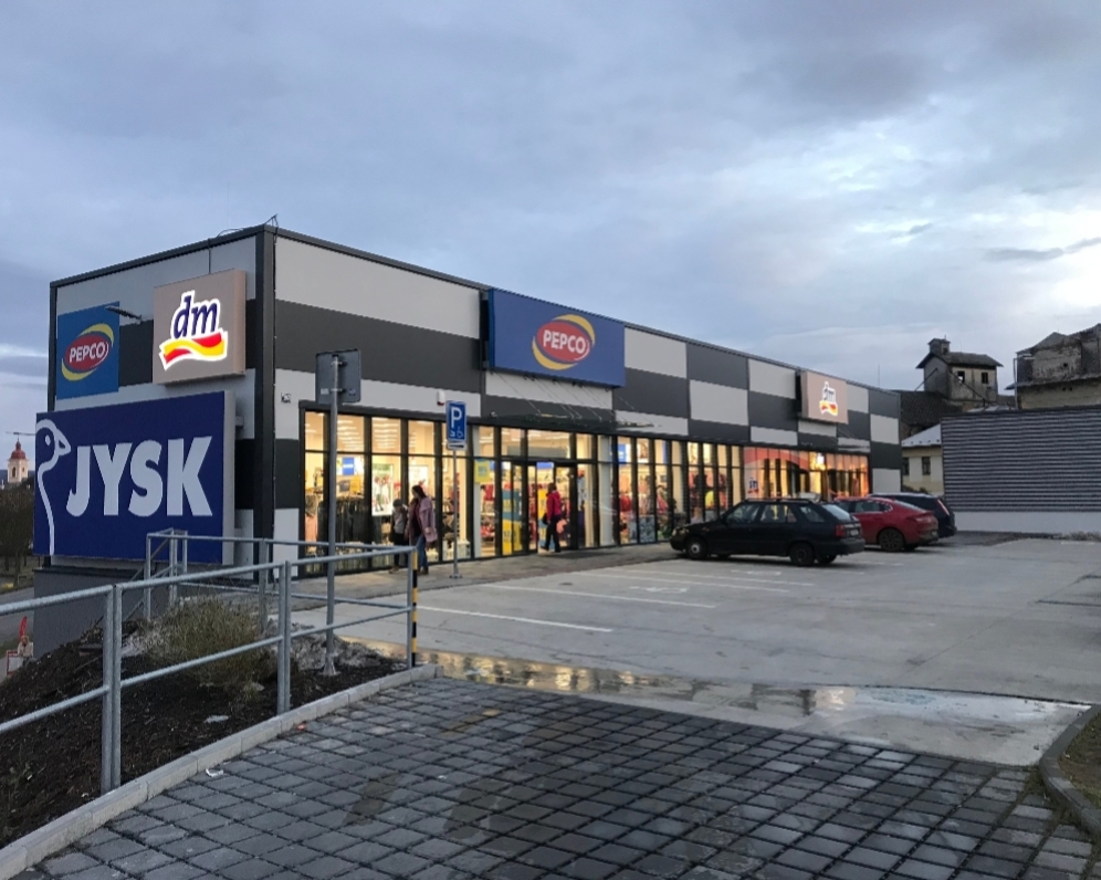 Retail Park Lanškroun o pronajímatelné ploše 2.000m2